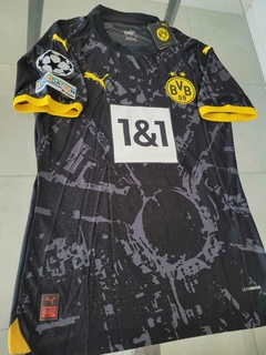 Camiseta Puma BVB Dortmund Suplente Negra Reus 11 2023 2024 Match #RODAINDUMENTARIA - Roda Indumentaria
