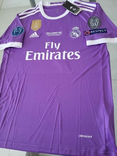 Camiseta adidas Real Madrid Retro Violeta Ronaldo 7 2016 2017 en internet