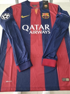 Camiseta Nike Barcelona Retro Manga Larga Titular Messi 10 2014 2015 - comprar online