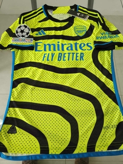Camiseta Adidas Arsenal Heatrdy Suplente Fluor Odegaard 8 2023 2024 Match