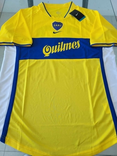 Camiseta Nike Retro Boca Juniors Suplente Amarilla 2001 #10 Roman - comprar online