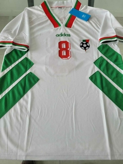 Camiseta Adidas Retro Bulgaria Blanca 1994 #8 Stoichkov