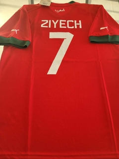 Camiseta Puma Marruecos Titular Ziyech 7 2022 2023 Qatar - comprar online