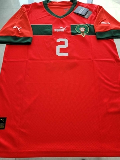 Camiseta Puma Marruecos Titular Hakimi 2 2022 2023 Qatar - comprar online