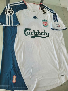 Camiseta Adidas Liverpool Retro Suplente Blanca Torres 9 2006 2007 - Roda Indumentaria