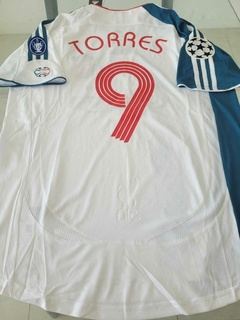 Camiseta Adidas Liverpool Retro Suplente Blanca Torres 9 2006 2007