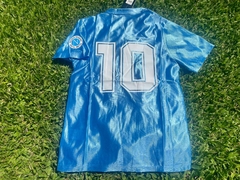 Camiseta Napoli Retro Titular Buitoni 1990 1991 Mars #10 Maradona