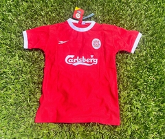 Camiseta Reebok Liverpool Retro Titular Gerrard 28 1998 2000 - comprar online