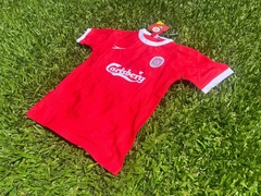 Camiseta Reebok Liverpool Retro Titular Gerrard 28 1998 2000 en internet