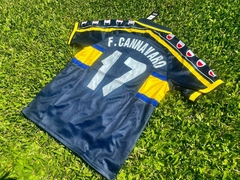 Camiseta Champion Retro Parma Suplente Negra #17 Cannavaro 1999 2000 - tienda online