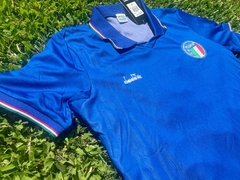 Camiseta Diadora Italia Retro 1990 Titular #15 Baggio en internet