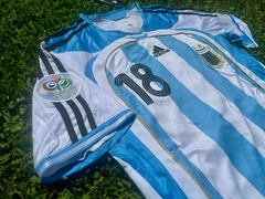 Imagen de Camiseta adidas Retro Argentina Titular 2006 Maxi Rodriguez 18