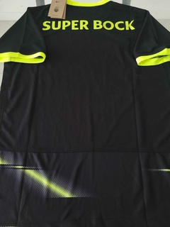 Camiseta Nike Sporting Lisboa Suplente Negra 2023 2024 - Roda Indumentaria