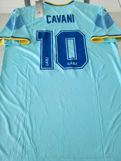 Camiseta Adidas Boca Suplente Celeste Cavani 10 2023 2024