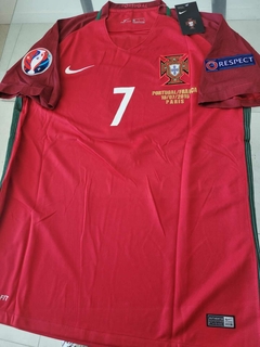 Camiseta Nike Retro Portugal Titular Cristiano Ronaldo #7 2016 en internet