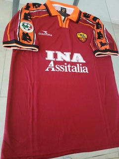 Camiseta Diadora AS Roma Retro Titular 1998 1999 en internet