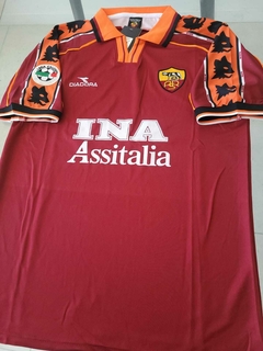 Camiseta Diadora AS Roma Retro Titular 1998 1999 - comprar online