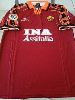 Camiseta Diadora AS Roma Retro Titular 1998 1999