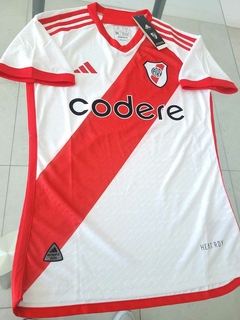 Camiseta Adidas HeatRdy River Plate Titular 2023 2024 Match en internet