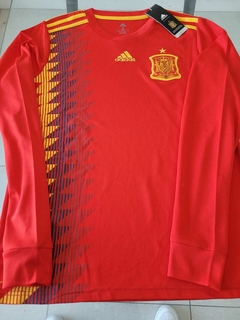 Camiseta Adidas Retro España Titular Manga Larga 2018