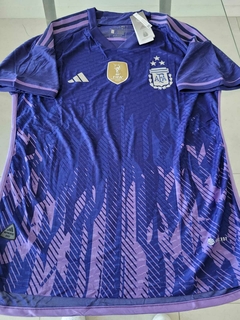 Camiseta adidas Argentina HeatRdy Suplente Violeta 2022 2023 3 Estrellas Match #RODAINDUMENTARIA