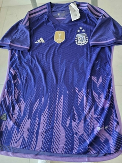 Camiseta adidas Argentina HeatRdy Suplente Violeta 2022 2023 3 Estrellas Match #RODAINDUMENTARIA - comprar online