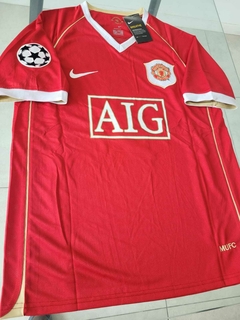 Camiseta Nike Manchester United Retro 2006 2007 UCL Cristiano Ronaldo 7 - Roda Indumentaria