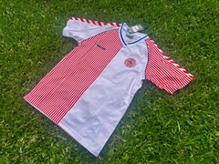 Camiseta Hummel Dinamarca Retro Roja Suplente 1986 Laudrup #11 - comprar online