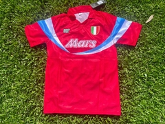 Camiseta Napoli Retro Roja 1990 1991 #10 Maradona