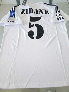 Camiseta adidas Real Madrid Retro 2002 Zidane #5 UCL