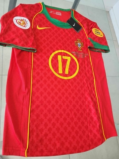 Camiseta Nike Retro Portugal Titular Cristiano Ronaldo #17 2004 en internet