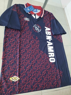 Camiseta Umbro Ajax Retro Suplente Azul 1995 1996 en internet