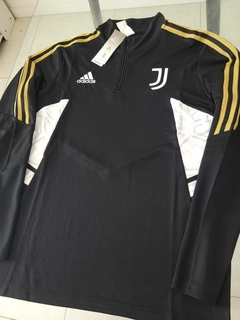 Buzo Adidas Juventus Negro Entrenamiento 2023 2024 - comprar online
