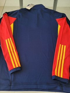 Buzo Adidas España Azul y Rojo Entrenamiento 2023 2024 - Roda Indumentaria