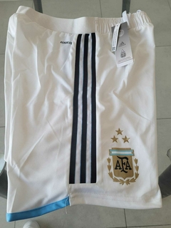 Short Match Argentina HeatRdy Blanco 3 estrellas 2023 2024 - comprar online