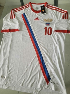 Camiseta Adidas Retro Rusia Blanca Arshavin 10 2011 2012 - comprar online