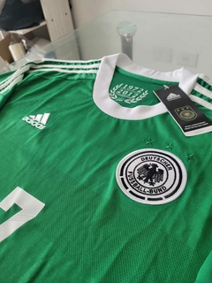 Camiseta adidas Alemania Retro Suplente Verde Schweinsteiger 2011 2012 - tienda online
