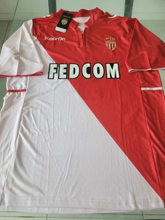 Camiseta Macron AS Monaco Retro Titular Falcao 9 2012 2013