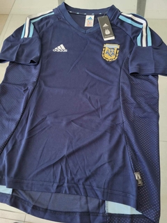 Camiseta Adidas Retro Argentina Suplente Azul 2002 - comprar online