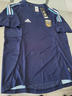Camiseta Adidas Retro Argentina Suplente Azul 2002 en internet