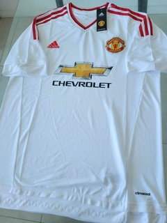 Camiseta Adidas Manchester United Retro Suplente Blanca 2015 2016 - comprar online