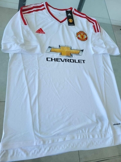 Camiseta Adidas Manchester United Retro Suplente Blanca 2015 2016 en internet