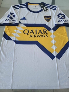 Camiseta adidas Boca Juniors Blanca 2020 2021 Suplente #RODAINDUMENTARIA
