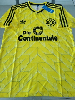 Camiseta Adidas Retro BVB Dortmund Titular 1988 1989
