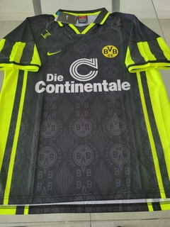 Camiseta Nike Retro BVB Dortmund Suplente Negra 1997 1998