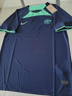 Camiseta Nike Australia Suplente Azul 2022 2023 Qatar - comprar online