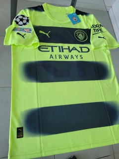 Camiseta Puma Manchester City Alternativa Tercera Fluorescente Julián Alvarez 19 2022 2023 #RODAINDUMENTARIA en internet