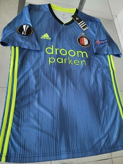Camiseta adidas Feyenoord Suplente Celeste Senesi 4 2019 2020 - Roda Indumentaria