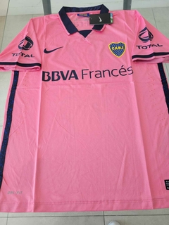 Camiseta Nike Retro Boca Rosa 2013 2014 Suplente