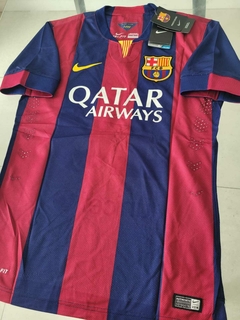 Camiseta Nike Barcelona Retro Messi 10 2014 2015 #RODAINDUMENTARIA en internet